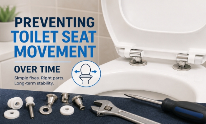 Preventing toilet seat movement tips