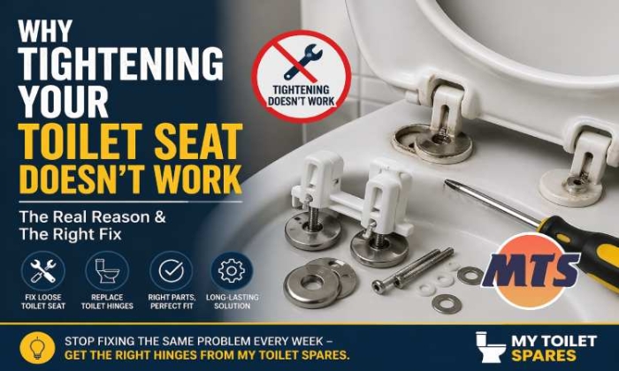 tightening toilet seat doesn’t work