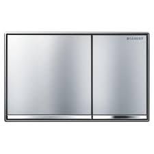 Geberit Omega60 flush plate, square, dual flush, surface-even