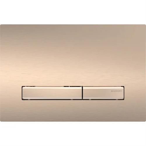 Geberit Sigma50 flush plate dual flush, red gold 115.670.QB.2 Bathroomsuites