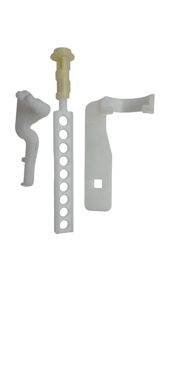 JOMO 116-000000233  Pull buckle / variable mechanism part equipped with an operating lever/rod

Specifically engineered for the JOMO FRONT 6 concealed installation frames and wall-mounted flushing cisterns

Acts as the mechanical trigger or linkage po