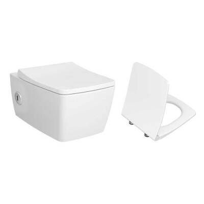 Vitra Metropole Slim Toilet Seat  Soft Close  Matte White 132-001-009