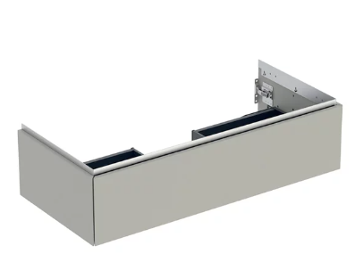 Geberit ONE cabinet for washbasin, with one drawer: Washbasin width=105cm, H=26.6cm, T=47cm, greige / matt coated  505.074.00.7