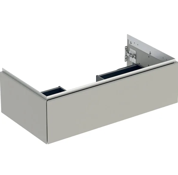 Geberit ONE cabinet for washbasin, with one drawer: Washbasin width=90cm, H=26.6cm, T=47cm, greige / matt coated  505.073.00.7