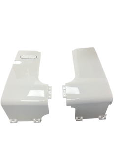 Geberit 243.251.11.1 Design cover set, side for water outlet, external for Geberit AquaClean Mera, white