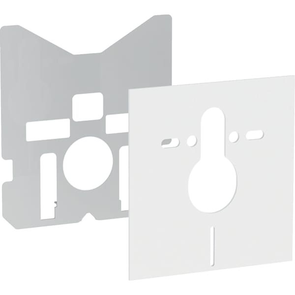 Geberit 245.927.00.1 Stiffening sheet with sound insulation set for Geberit Monolith sanitary module for wall-hung WC, stoneware front cladding