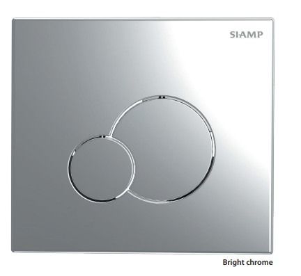 Siamp 31184610 and Cersanit K97-494 Chrome Flush Plates 