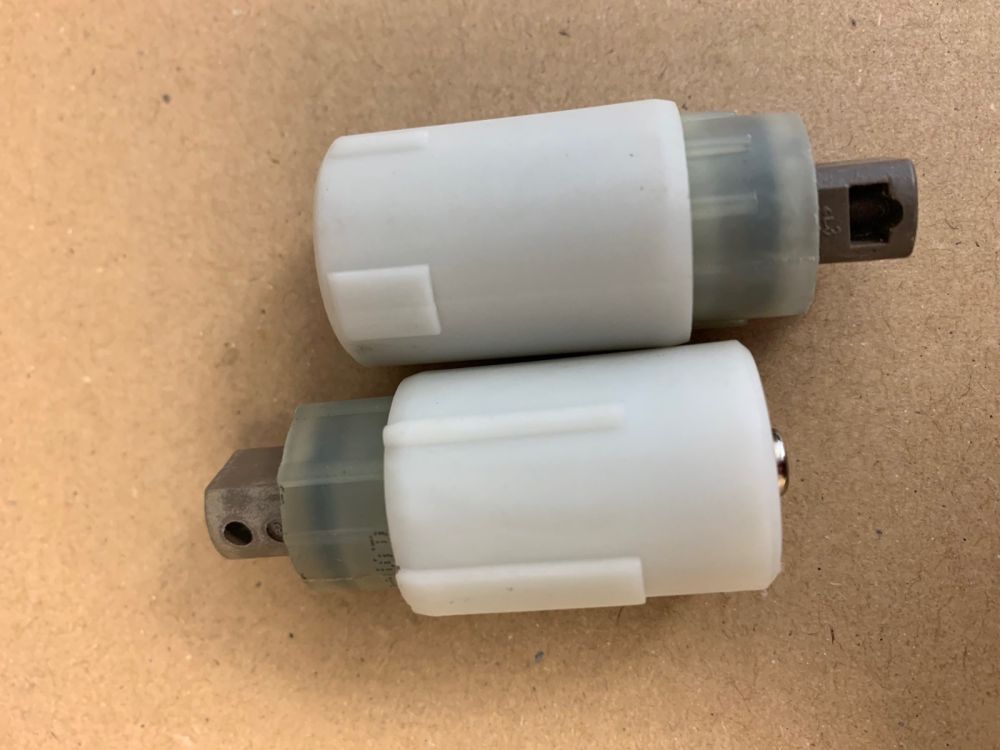 313194 Vitra Soft-close damper set Type 2- The gray colored damper closes slowly 64-72-73