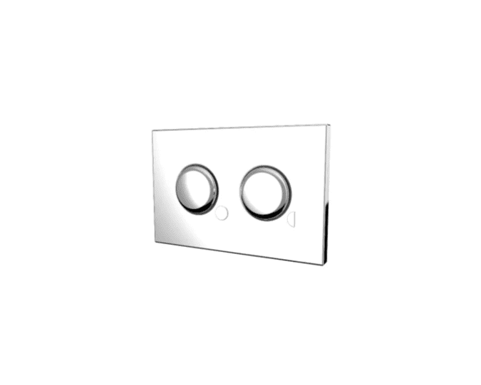 Thomas Dudley 324697 Dual Pearl Classic D/F Flush Plate