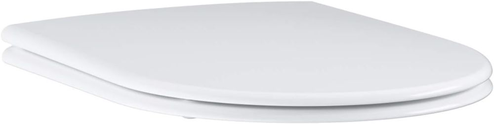 Grohe Essence toilet seat with soft-close mechanism & removable, alpine white