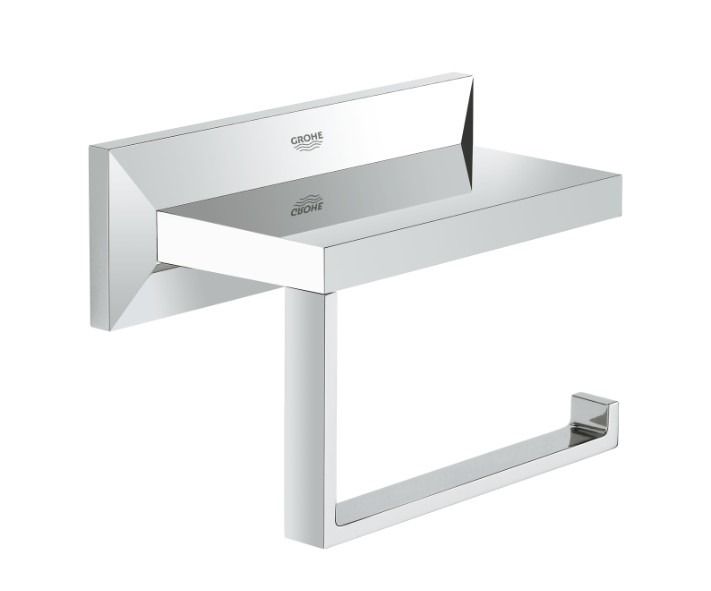 Grohe 40499 SPA Allure Brill. Toilet Roll Holder 40499000 Bathroomsuites, Allure Brilliant Paper Holder w/o cover Grohe 40499 SPA Allure Brilliant  Toilet Roll Holder 40499000