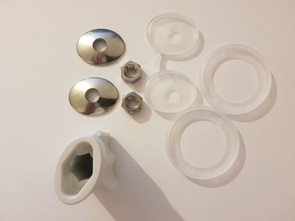 Haro Toilet Seat hinge kit and  washers 407605