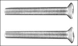 Vitra Inox  bolt SEAT FIXING SCREWS 420646YP1TE M45x42