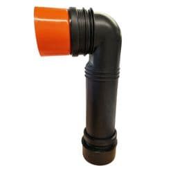 VITRA VERTICAL 90 DEGREE OULET PIPE 437420YP