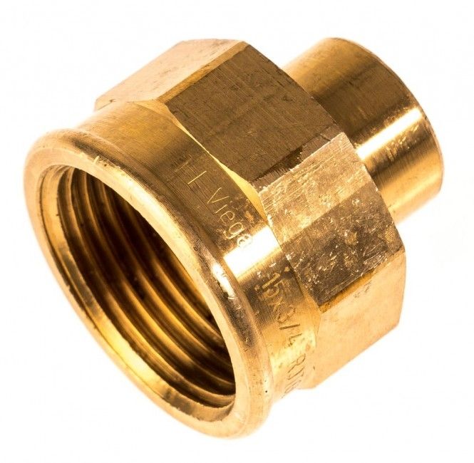 Viega Übergangsmuffe 15 mm x 3/4