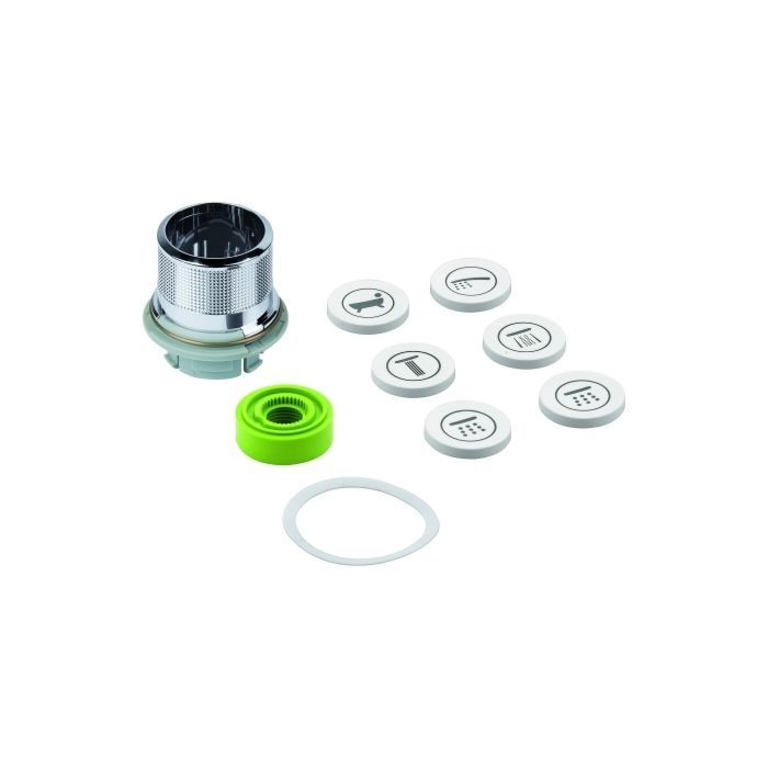 Grohe 14077000 is a replacement push button designed for the Grohe SmartControl concealed shower mixer systems Concealed mixer with 2 valves 29148000