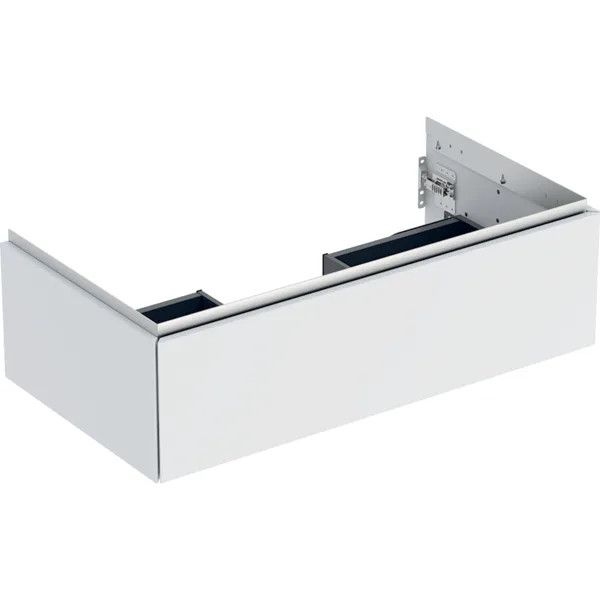 Geberit ONE cabinet for washbasin, with one drawer: Washbasin width=90cm, H=26.6cm, T=47cm, white / matt coated  505.073.00.2