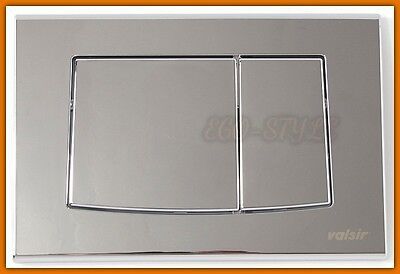 MECHANICAL ABS PLATE DOUBLE EXHAUST 245X165 POLISHED CHROME VALSIR VS0872535