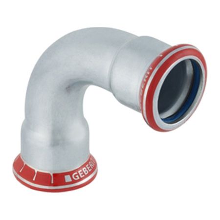 Geberit Mapress Carbon Steel bend 90°, FKM, 54 / 51288 / 4024723512882 MTSa046c