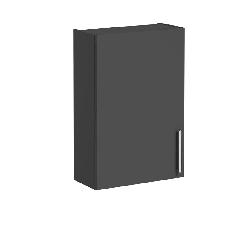 Vitra Root Flat Narrow Upper Unit  55 cm  Matt Storm Gray (Left) 68051