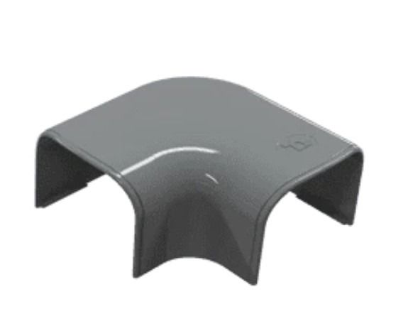 Secon Trade 135 Flat Elbow Anthracite 78065640  SCW100174