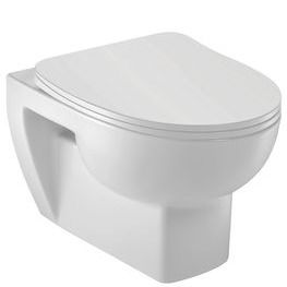 JACOB DELAFON ODEON TOILET SEAT COVER P 8407K-00 STANDARD CLOSE SEAT ORIGINAL IN WHITE