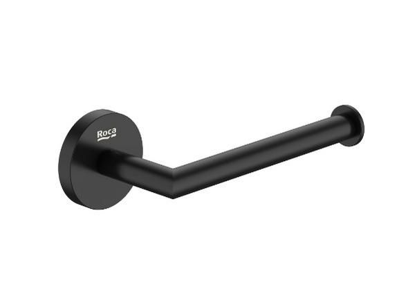 Roca Hotels Round Spare double toilet roll holder Matt Black A817585C40