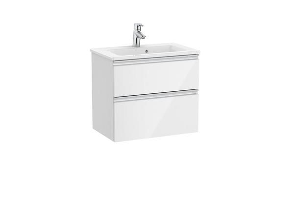 Roca Unik The Gap Compact 2 Drawer 600mm Glossy White A851495806