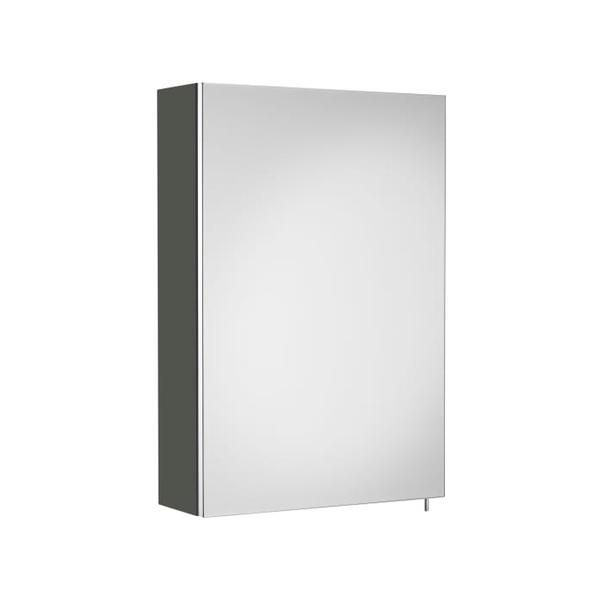 Roca  Luna mirrored cabinet 400 x 600mm - gloss anthracite grey  A856839153