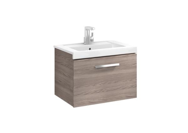 Roca Prisma base unit 590 x 450mm - 1 soft-close drawer - gloss white A856875806