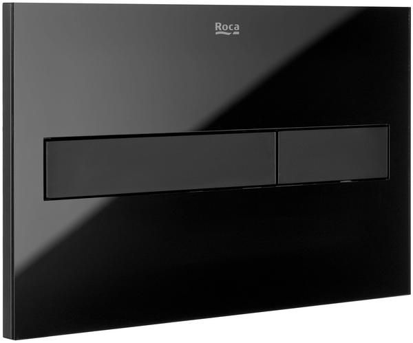 Roca PL7 operating panel - black with glass finish A890088308