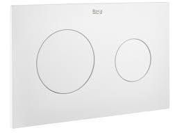 Roca PL10 DUAL - Dual flush operating plate for concealed cistern Pl10 Dual Grey Lacquered A890089002 / 890089002