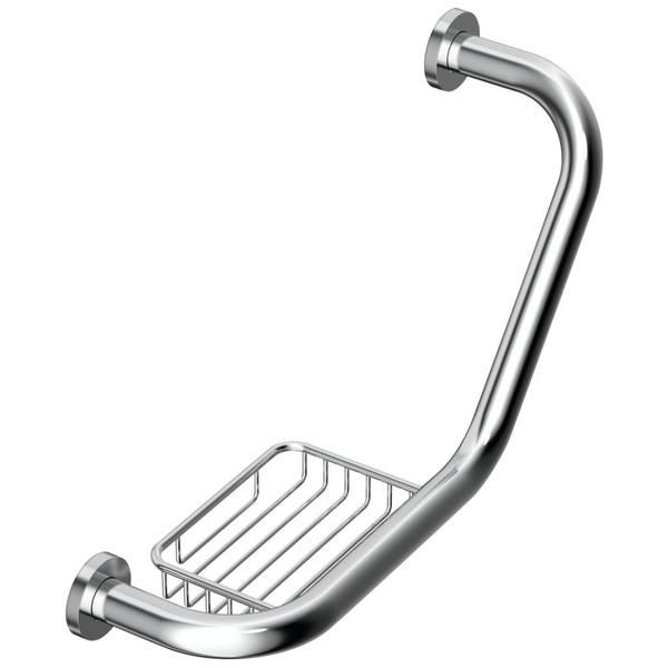 Ideal Standard  IOM grab rail and soap basket- chrome  A9114AA