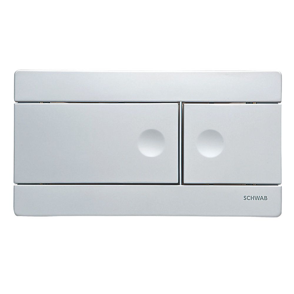 SCHWAB LINE 360164 DUAL-FLUSH FLUSHING PLATE MATT CHROME