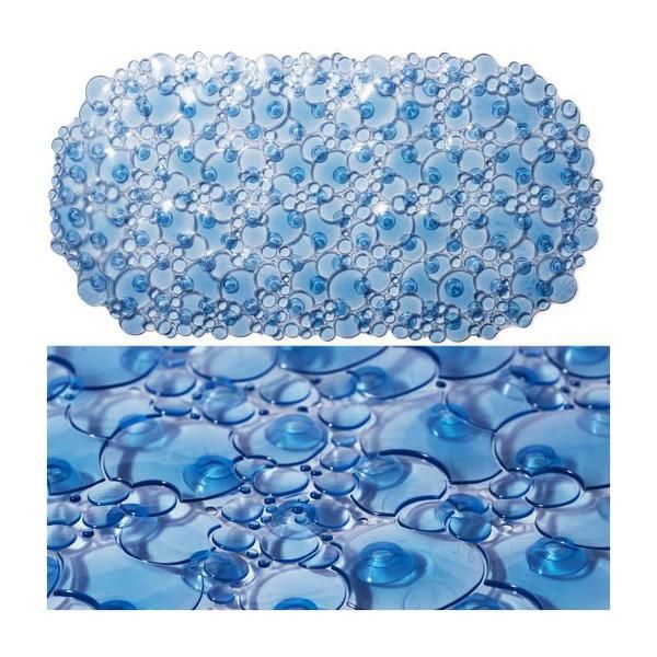Croydex AH220724 Bubbles PVC Bath Mat Blue