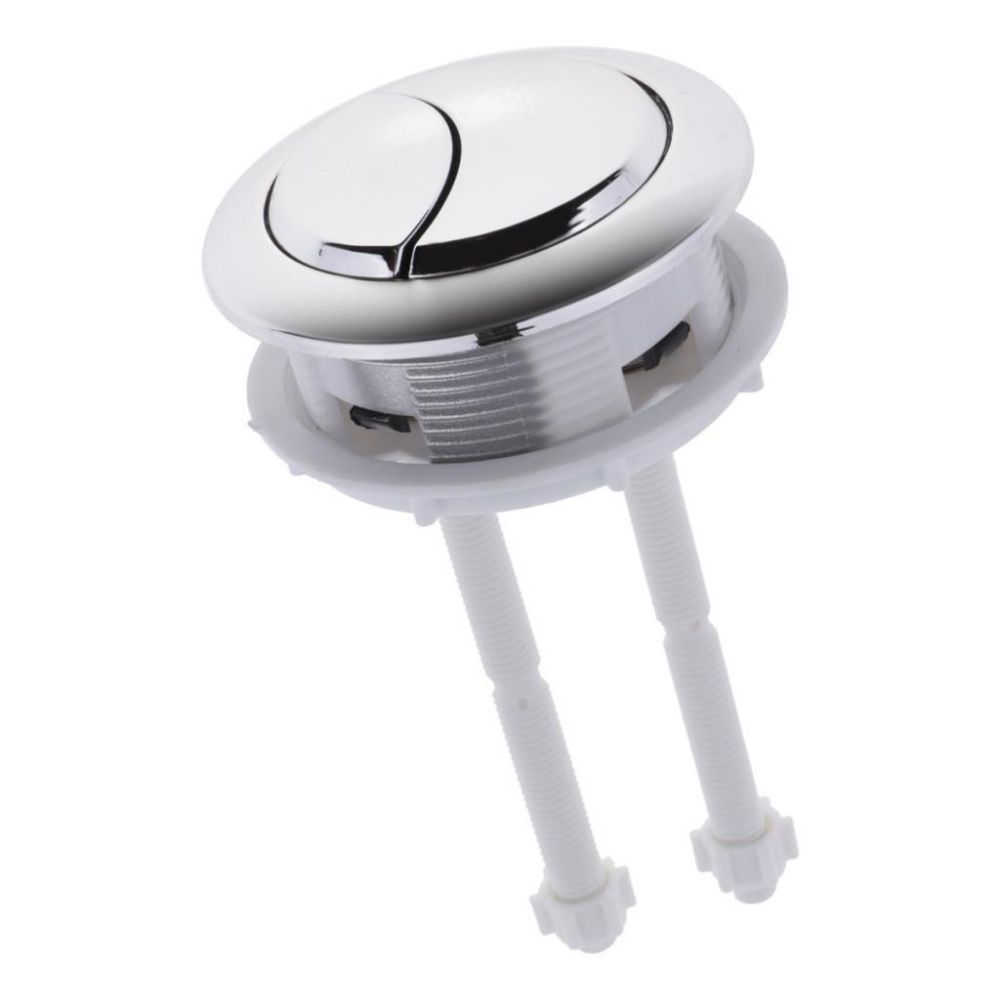 Air Gap Unitop Toilet Flush Valve Push Button Chrome 58mm