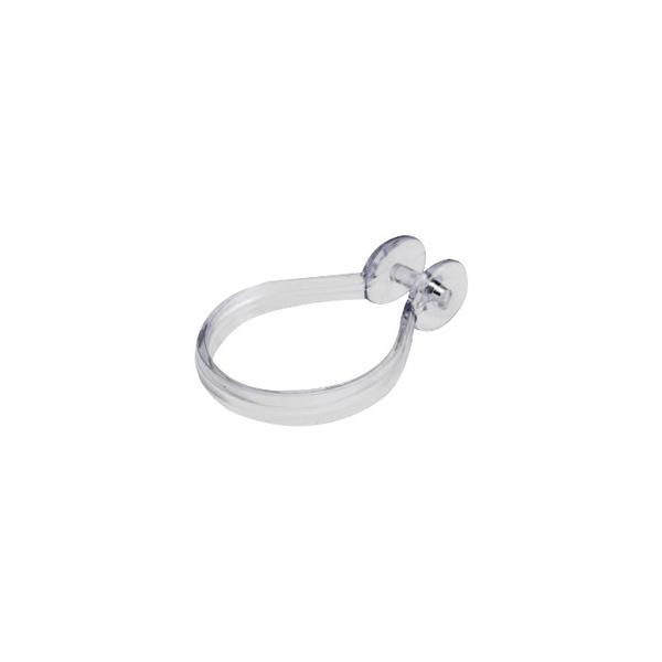Croydex AK142232 Curtain Rings (12 Pack) Crystal