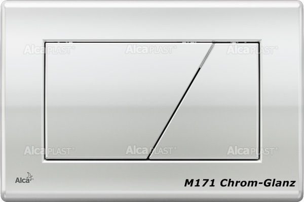 Alcaplast M170 white Flush Plate  button  24073 WHITE PLASTIC