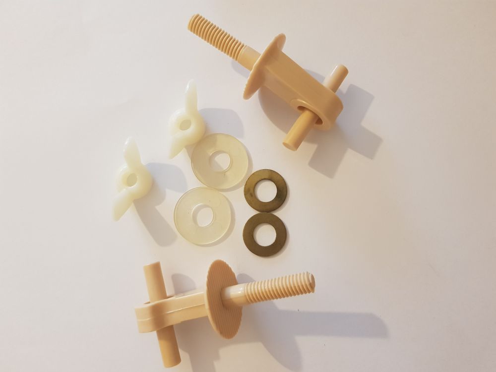 Twyford Capricorn Plastic Toilet Seat Hinges