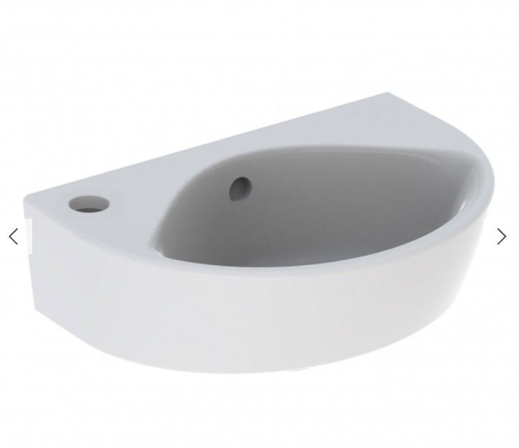 Twyford AR4155WH Alcona Handrinse Basin 1TH RH
