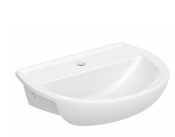 Twyford Alcona 500mm Semi Recessed Basin AR4661WH Bathroomsuites