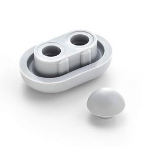 Armitage Shanks Bakasan Toilet Seat Buffer Set  SV57267 GREY One big one and one small one