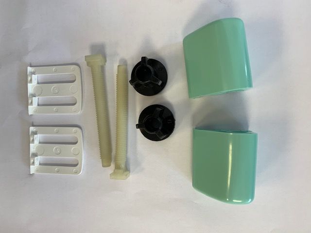 Armitage Shanks Bakasan seat hinges SV16701 in Turquoise