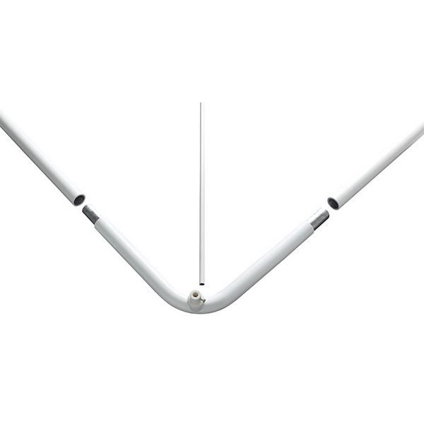 Twy AV6814WH Avalon Shower Curtain Rail