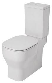 Azzurra Thin White Standard Close Toilet Seat THI1848 - Sleek and Modern Design
