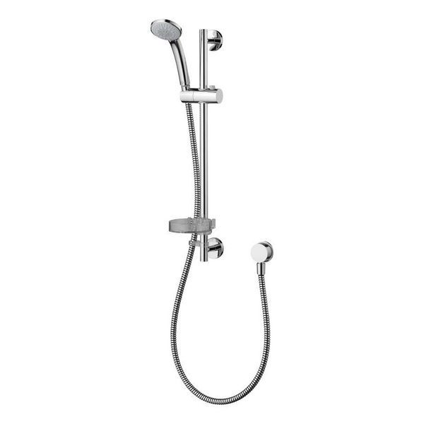 Ideal Standard Idealrain S3 shower kit with 80mm three function handspray, 600mm rail and 1.8m hose B9556AA