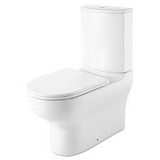 B Q GoodHome Cavally White  Soft close Toilet seat and Cover with Fittings ONLY 5059340155982