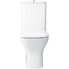 Bathstore Scene V19 Standard close toilet seat and cover with fittings 558655 white 4016959180164
