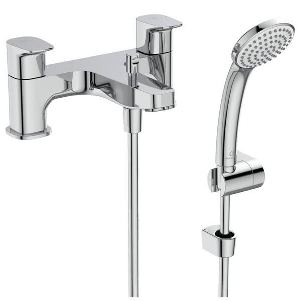 Ideal Standard Ceraplan dual control bath shower mixer with shower set BD265AA