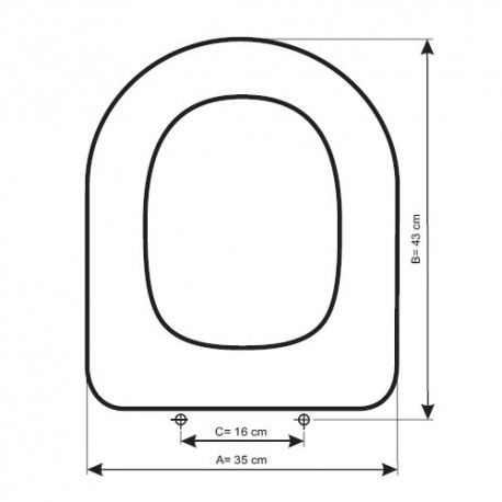 BELLAVISTA STYLO PERGAMON TOILET SEAT SOFT CLOSE